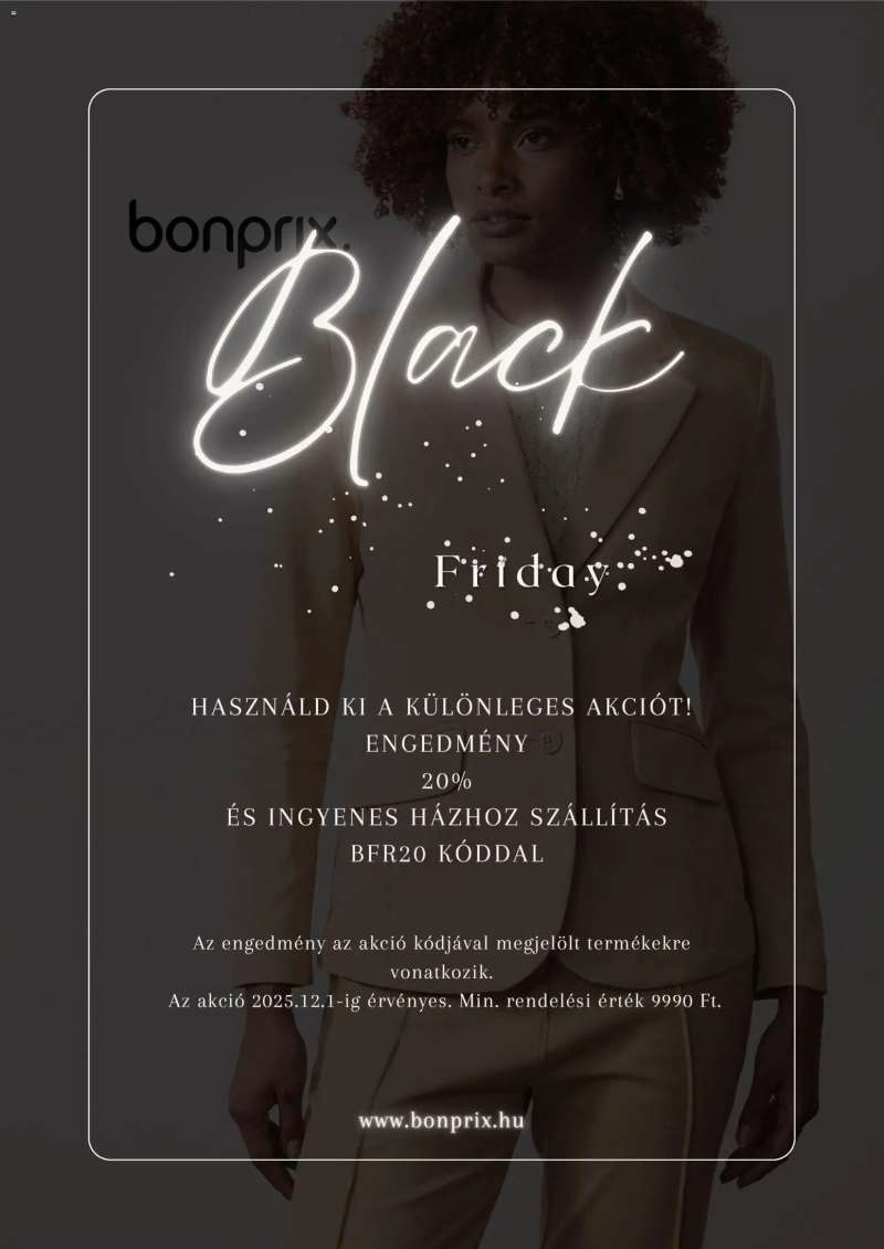 Bonprix Black Friday 1 oldal
