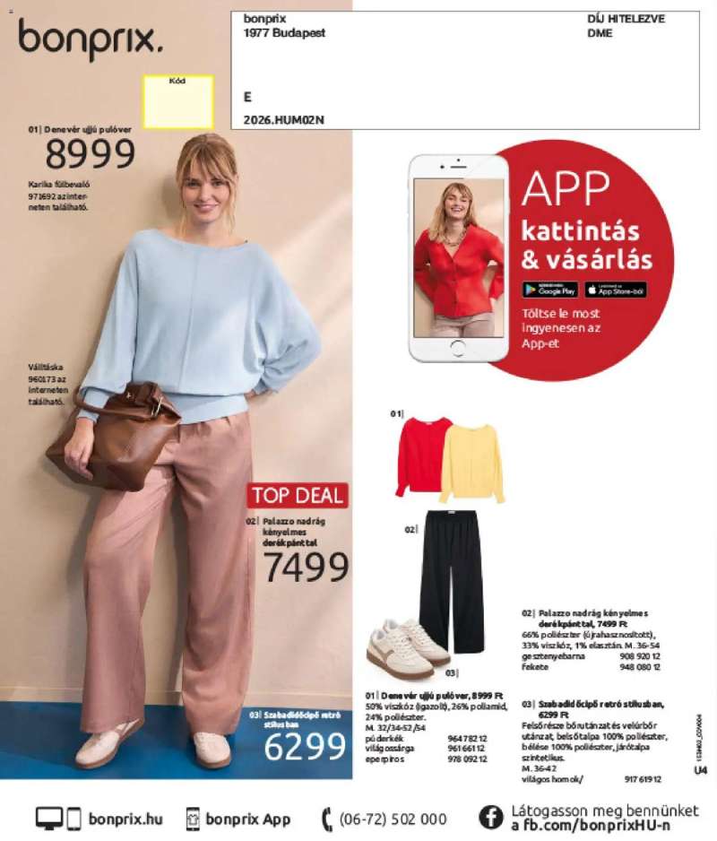 Bonprix Bonprix katalógus - Alapdarabok Keveréke 100 oldal