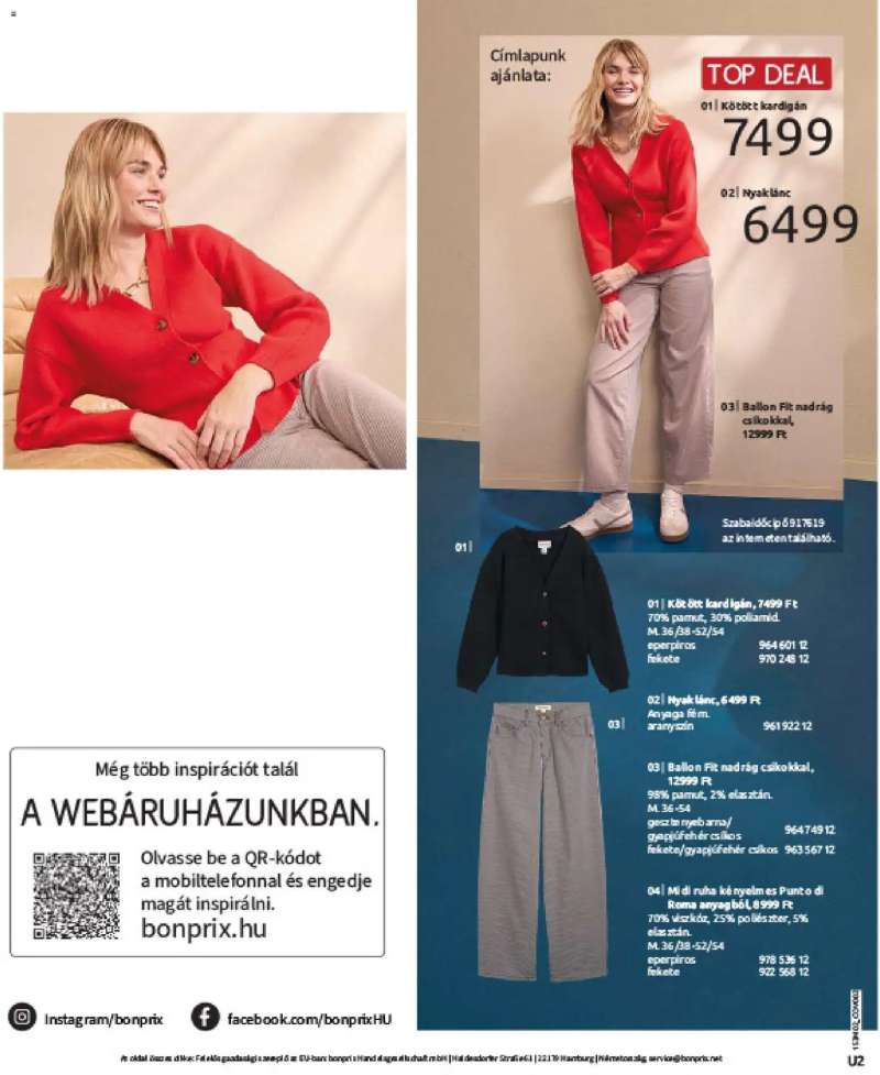 Bonprix Bonprix katalógus - Alapdarabok Keveréke 2 oldal