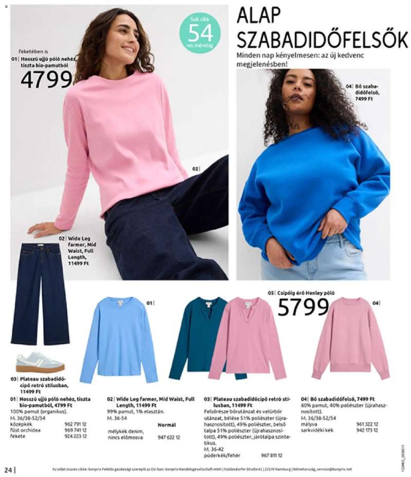 Bonprix Bonprix katalógus - Alapdarabok Keveréke 26 oldal