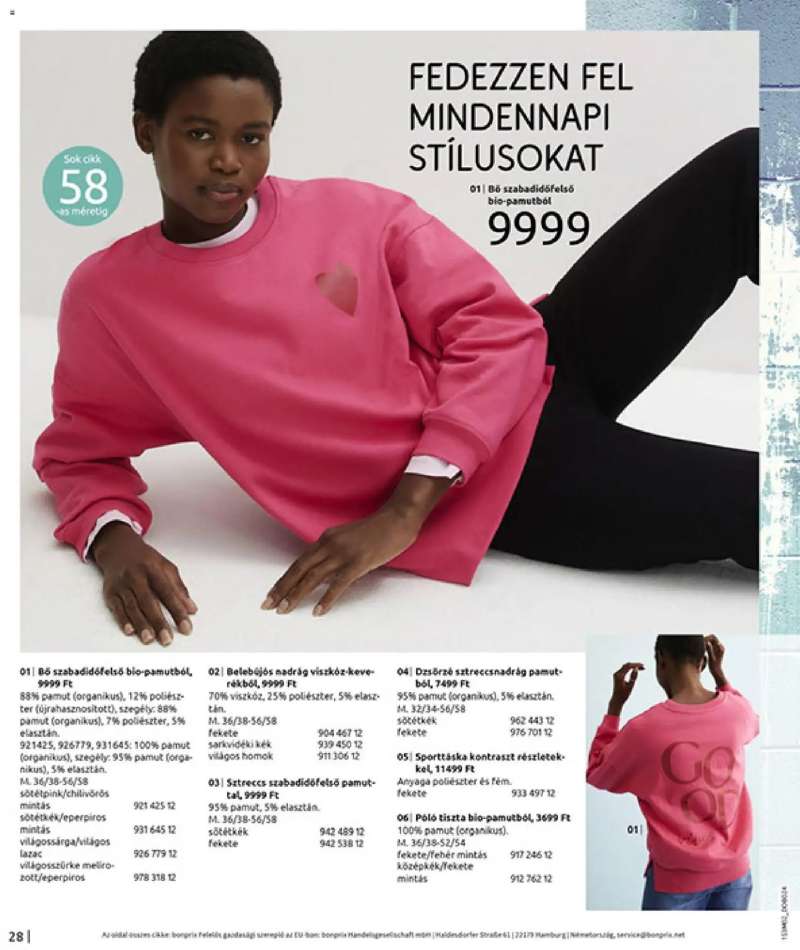 Bonprix Bonprix katalógus - Alapdarabok Keveréke 30 oldal