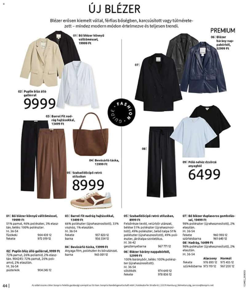 Bonprix Bonprix katalógus - Alapdarabok Keveréke 46 oldal