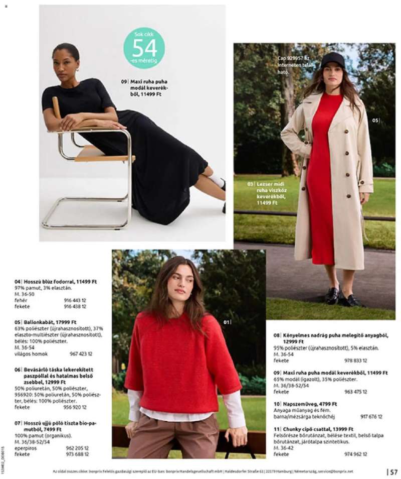 Bonprix Bonprix katalógus - Alapdarabok Keveréke 59 oldal