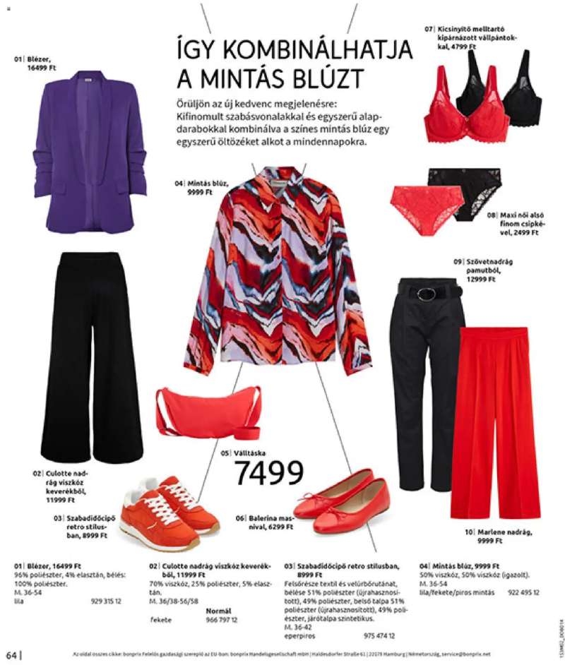 Bonprix Bonprix katalógus - Alapdarabok Keveréke 66 oldal