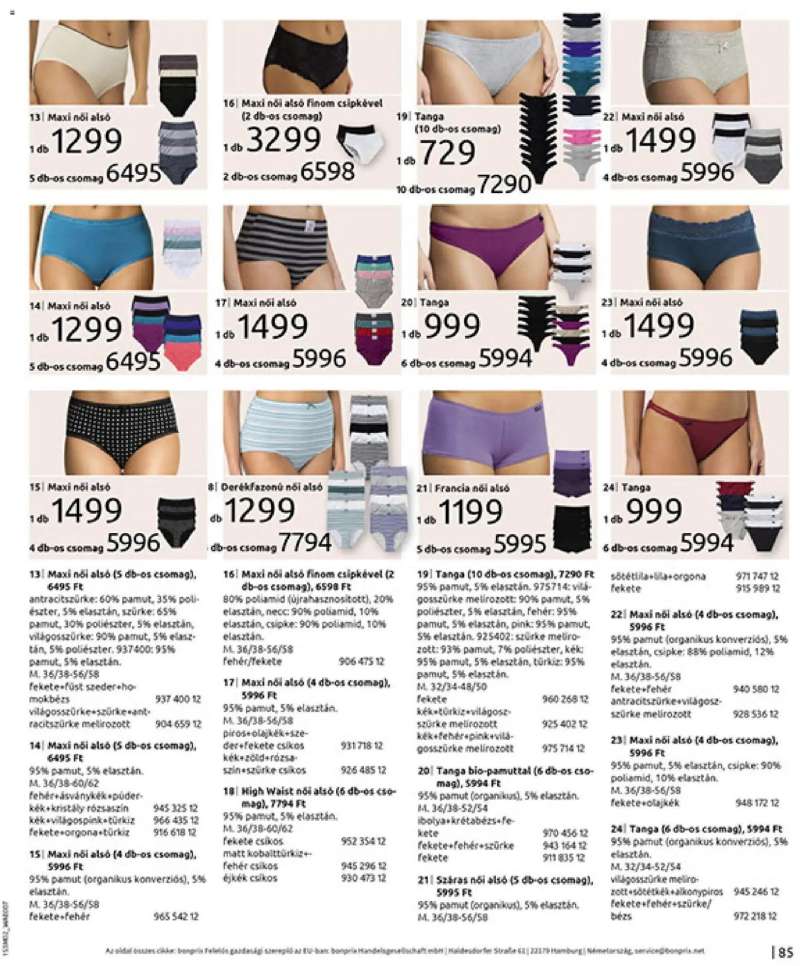 Bonprix Bonprix katalógus - Alapdarabok Keveréke 87 oldal
