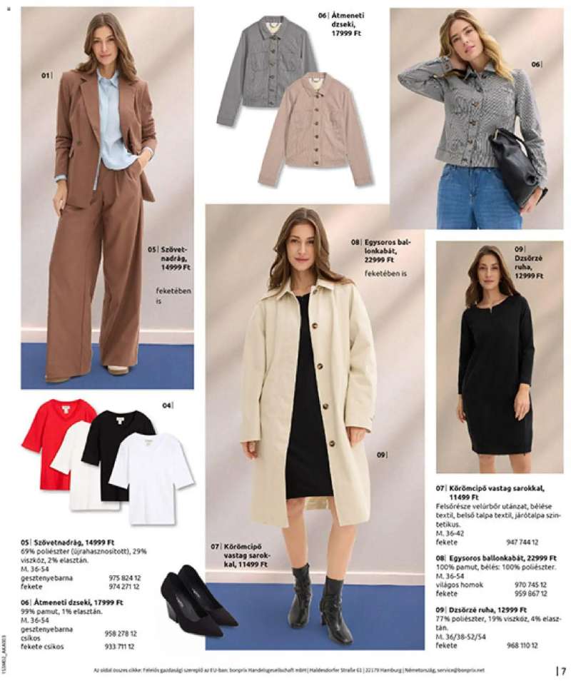 Bonprix Bonprix katalógus - Alapdarabok Keveréke 9 oldal