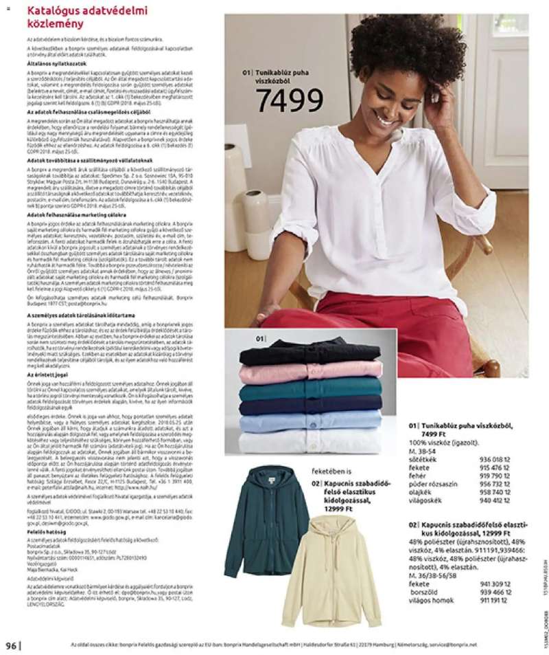 Bonprix Bonprix katalógus - Alapdarabok Keveréke 98 oldal