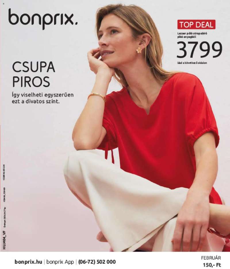 Bonprix Bonprix katalógus - Csupa Piros 1 oldal