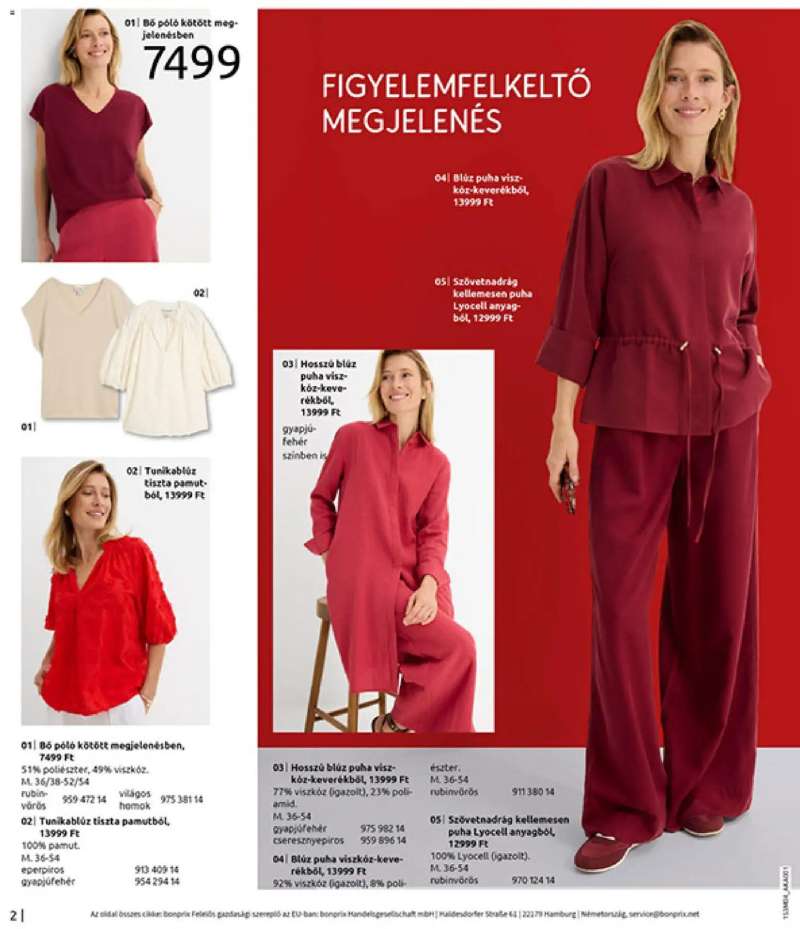 Bonprix Bonprix katalógus - Csupa Piros 4 oldal
