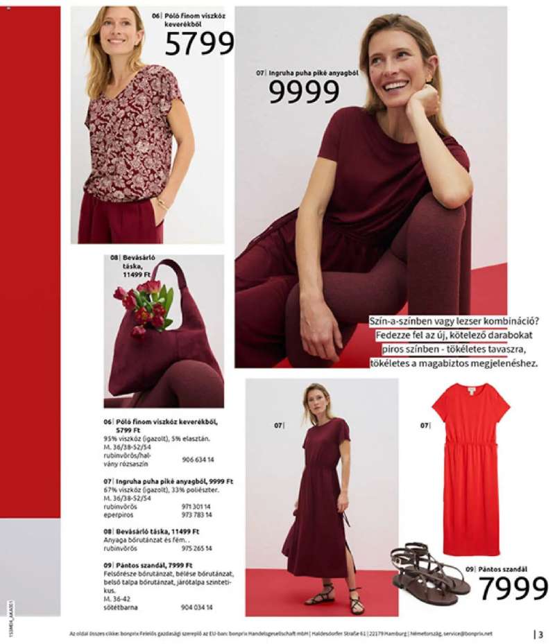 Bonprix Bonprix katalógus - Csupa Piros 5 oldal