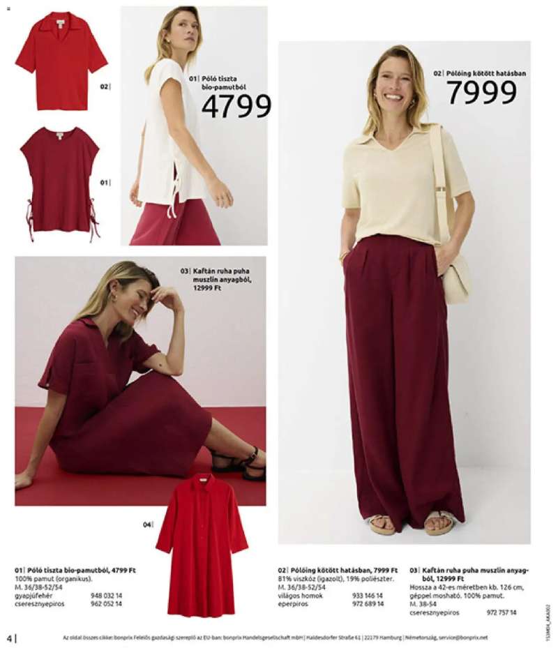 Bonprix Bonprix katalógus - Csupa Piros 6 oldal