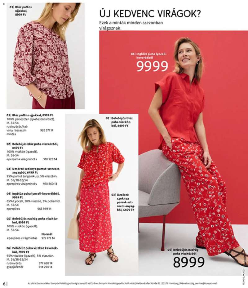 Bonprix Bonprix katalógus - Csupa Piros 8 oldal