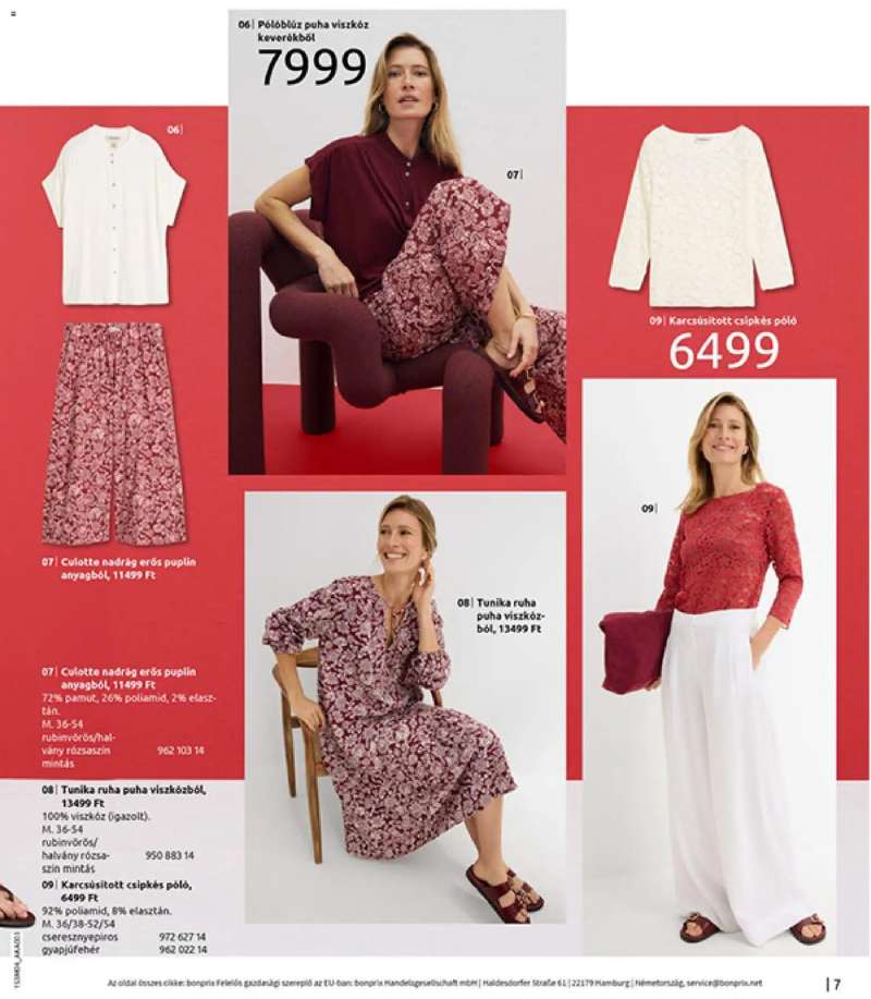 Bonprix Bonprix katalógus - Csupa Piros 9 oldal