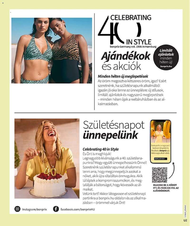 Bonprix Bonprix katalógus - Nincs mibe napozni? 2 oldal