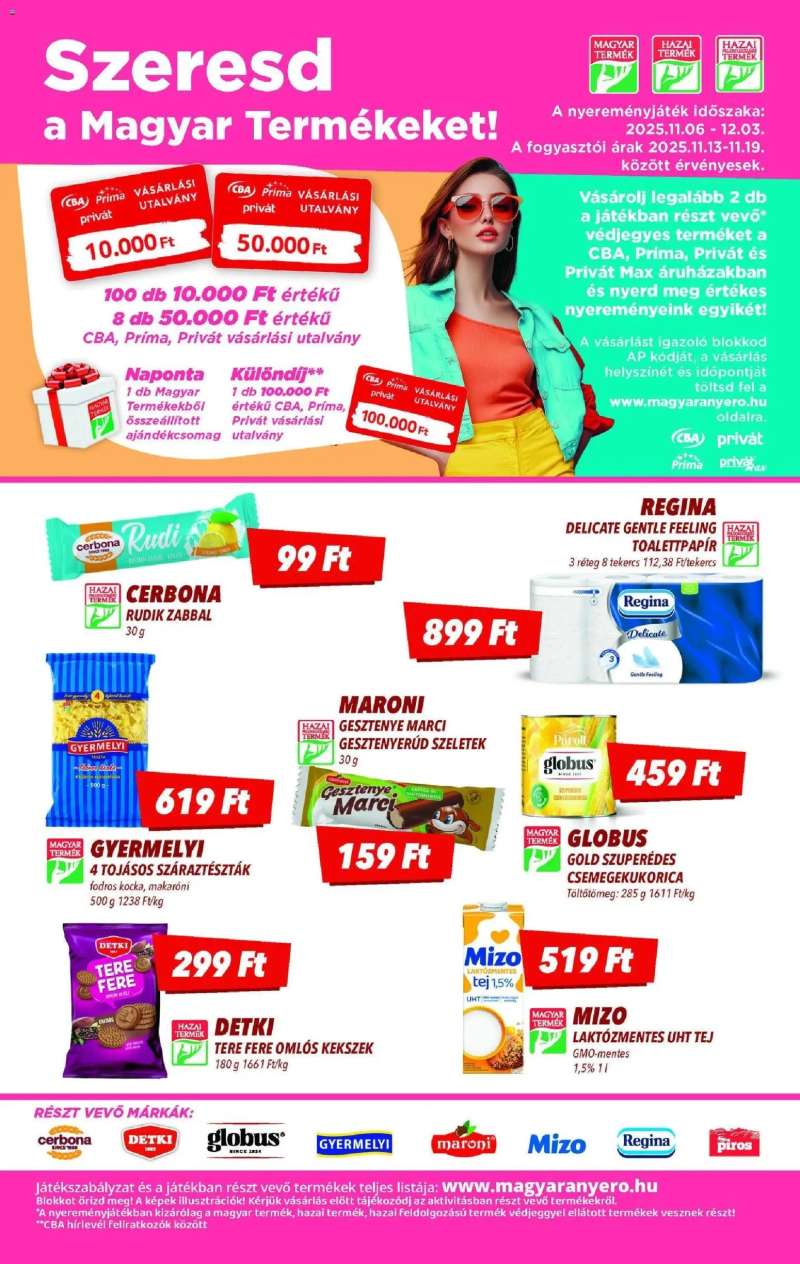 CBA Akciós újság CBA 4 oldal