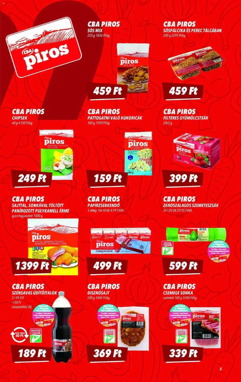 CBA Akciós újság CBA 5 oldal