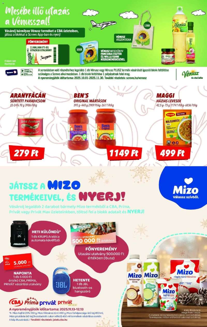 CBA Akciós újság CBA 7 oldal