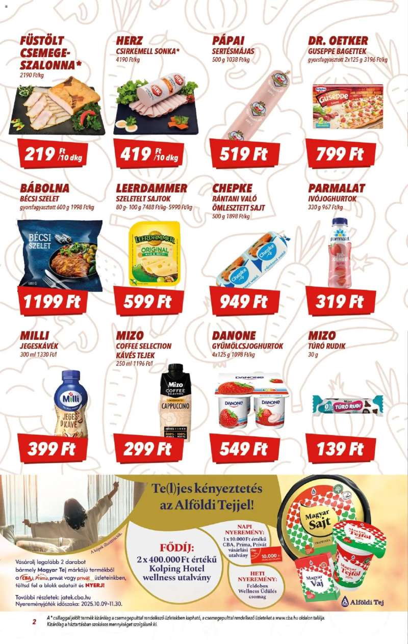CBA Akciós újság CBA 2 oldal