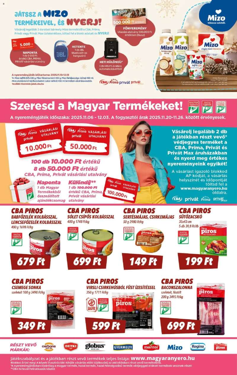 CBA Akciós újság CBA 4 oldal