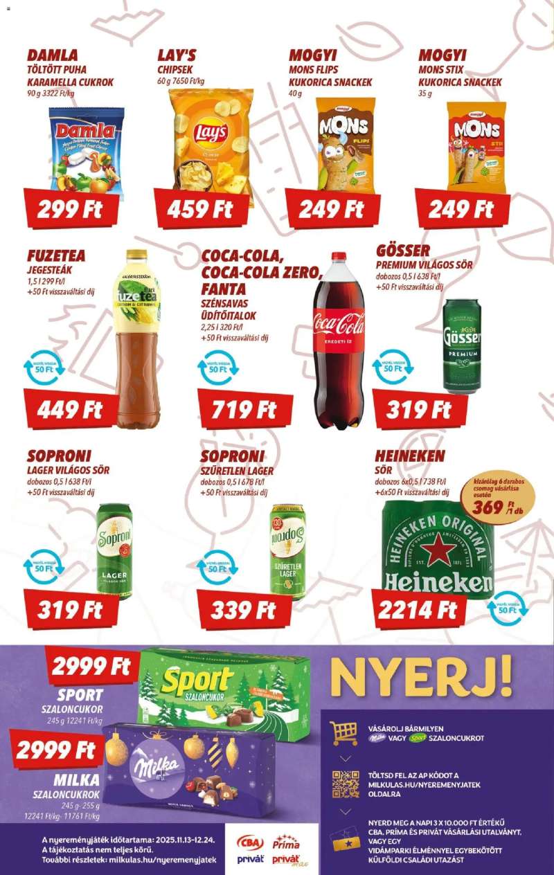 CBA Akciós újság CBA 6 oldal