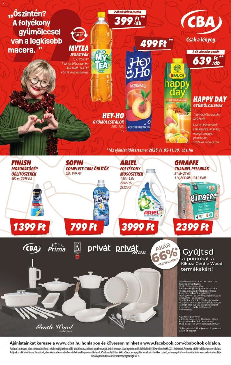 CBA Akciós újság CBA 8 oldal