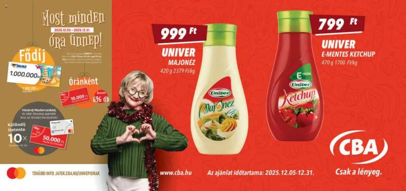 CBA Aktuális óriásplakátok 2 oldal