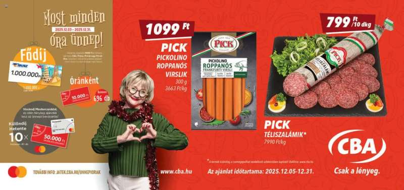 CBA Aktuális óriásplakátok 4 oldal