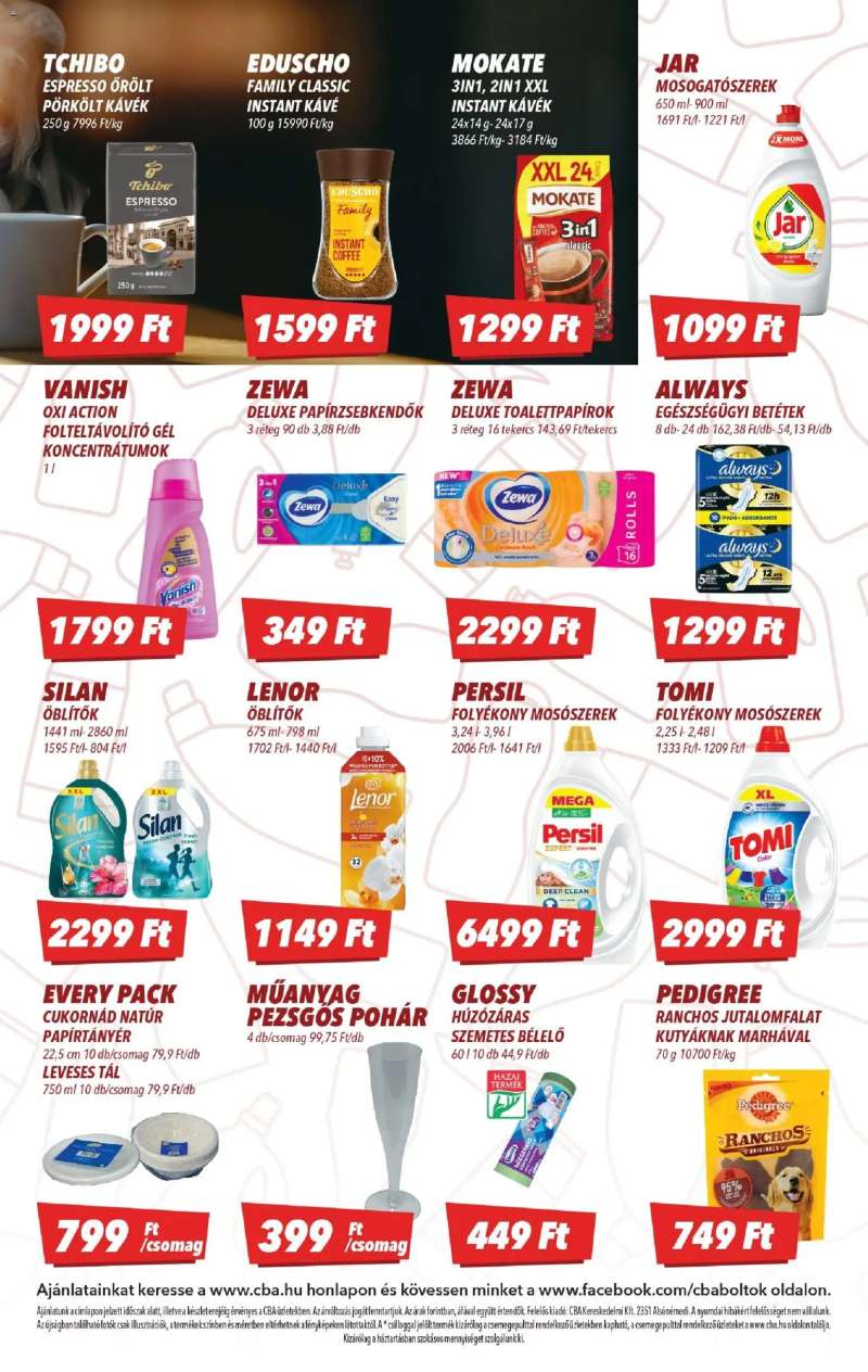 CBA Akciós újság CBA 8 oldal
