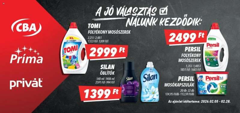 CBA Aktuális óriásplakátok 1 oldal