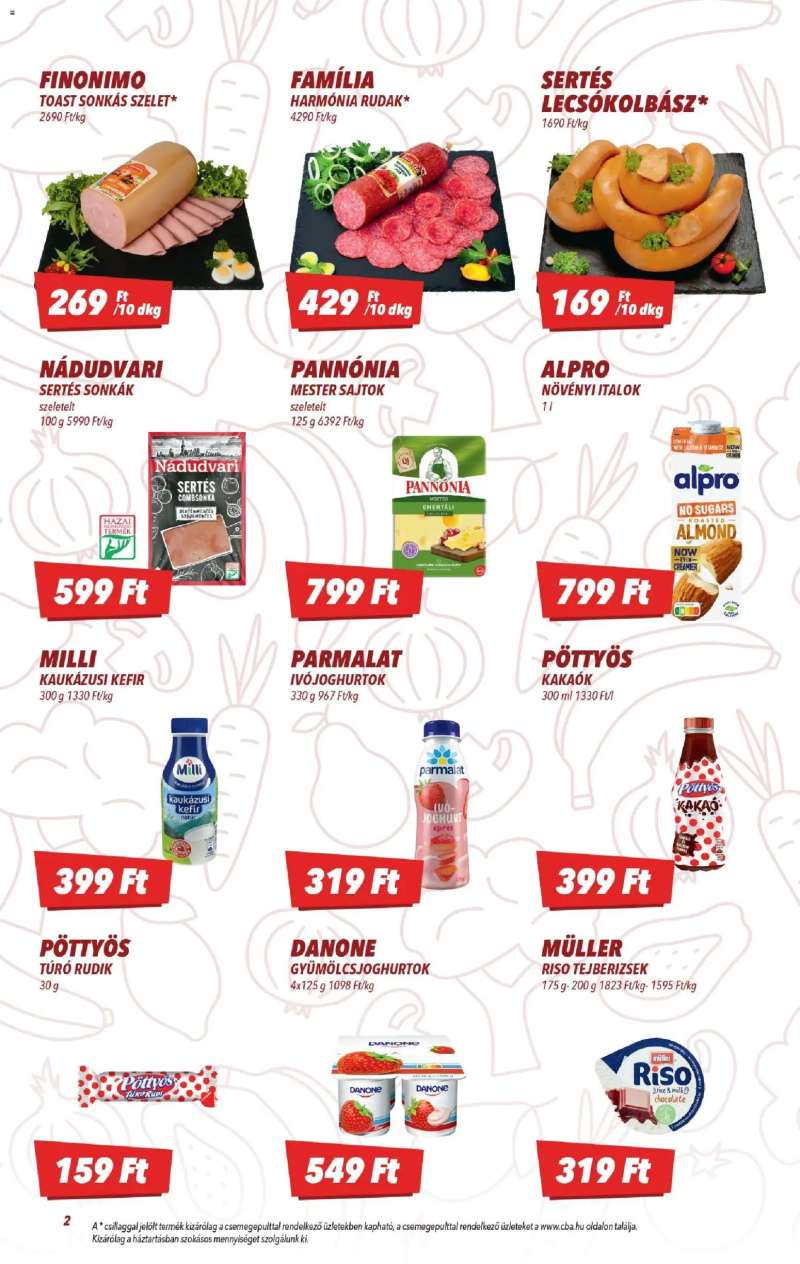 CBA Akciós újság CBA 2 oldal