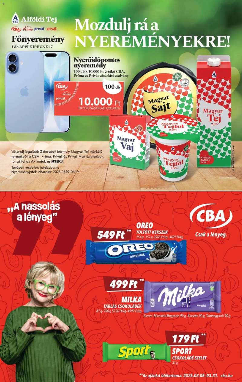 CBA CBA akciós újság 3 oldal