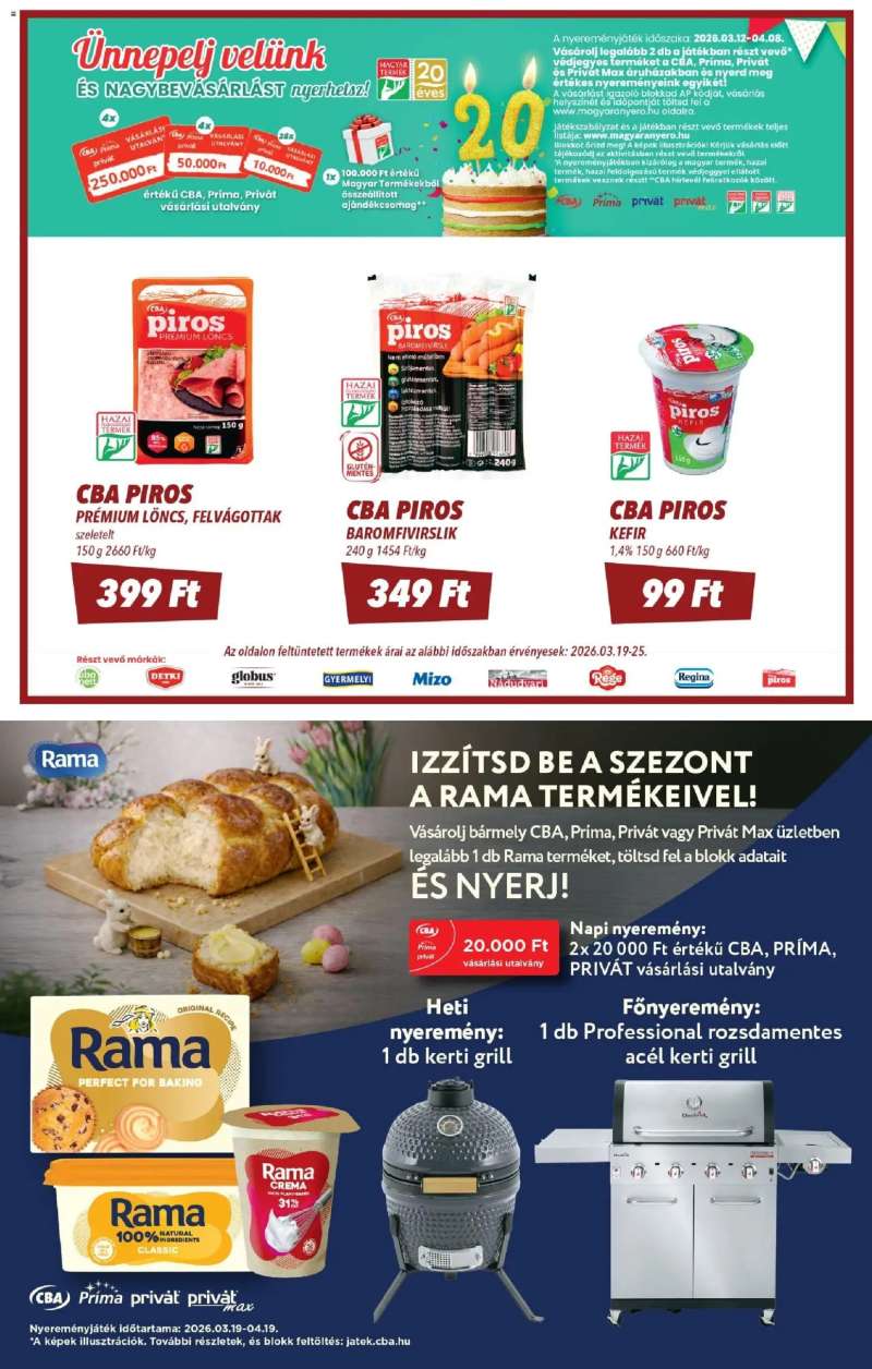 CBA CBA akciós újság 5 oldal