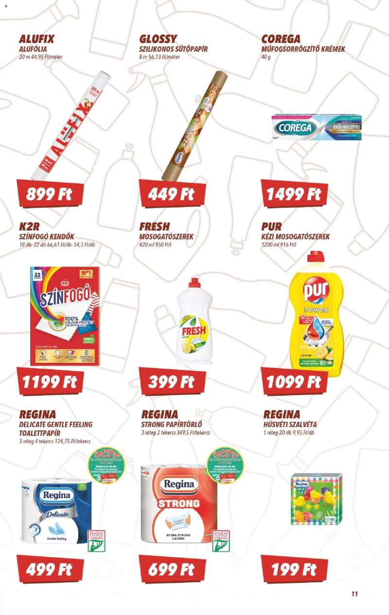 CBA CBA akciós újság 11 oldal