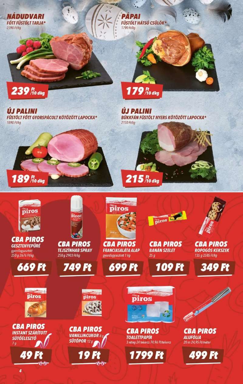 CBA CBA akciós újság 4 oldal