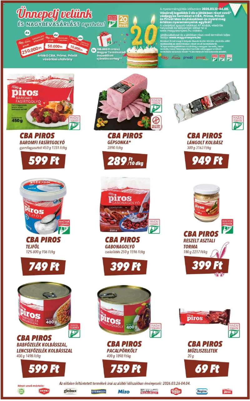 CBA CBA akciós újság 5 oldal