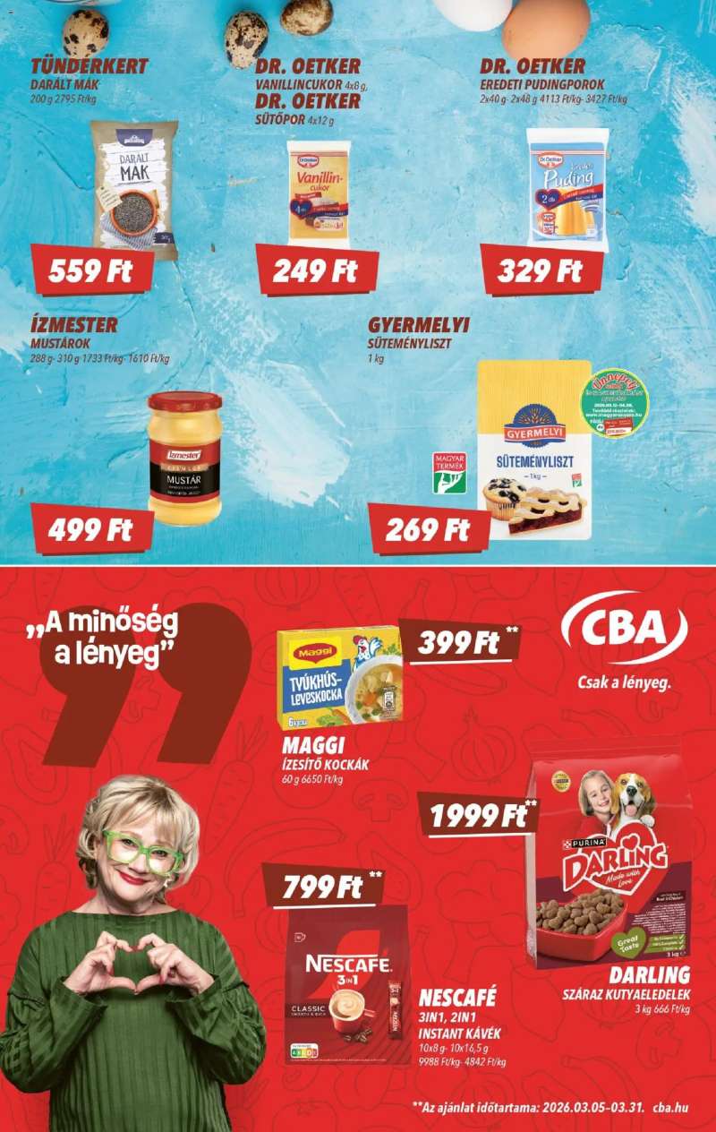 CBA CBA akciós újság 7 oldal