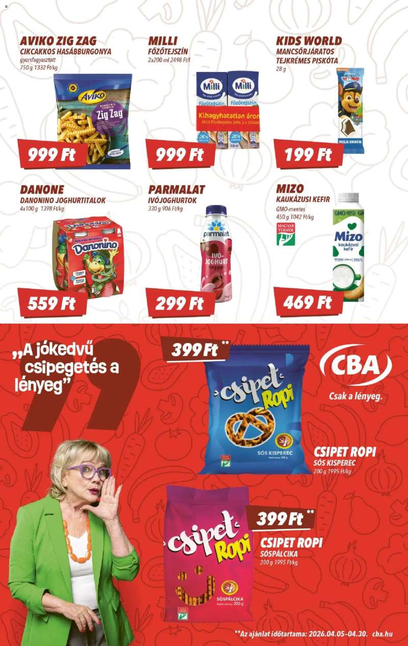 CBA CBA akciós újság 3 oldal