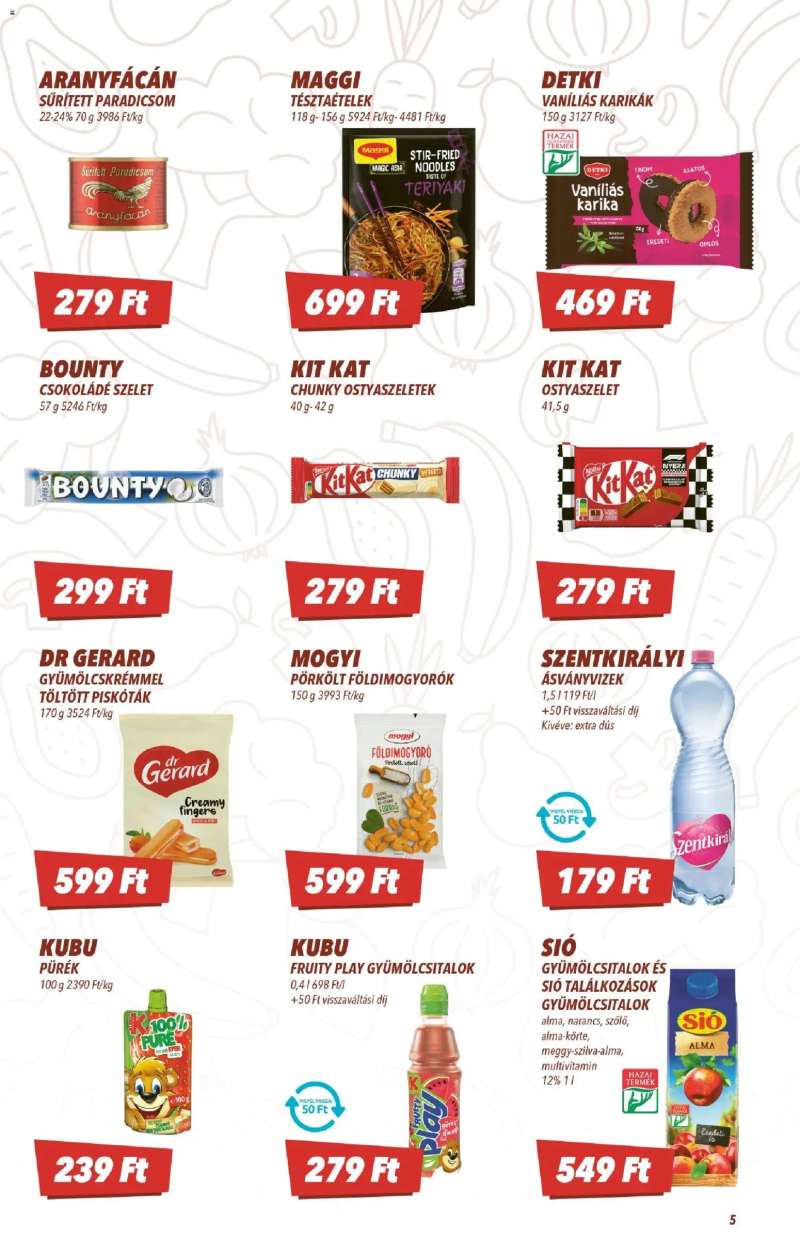 CBA CBA akciós újság 5 oldal