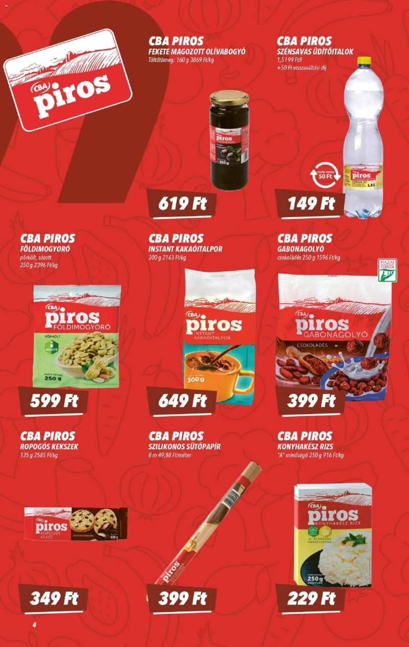 CBA CBA akciós újság 4 oldal