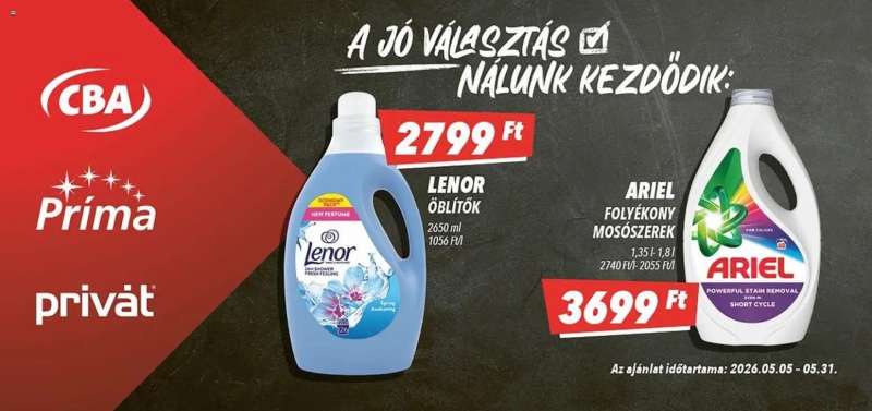 CBA CBA Aktuális óriásplakátok 2 oldal