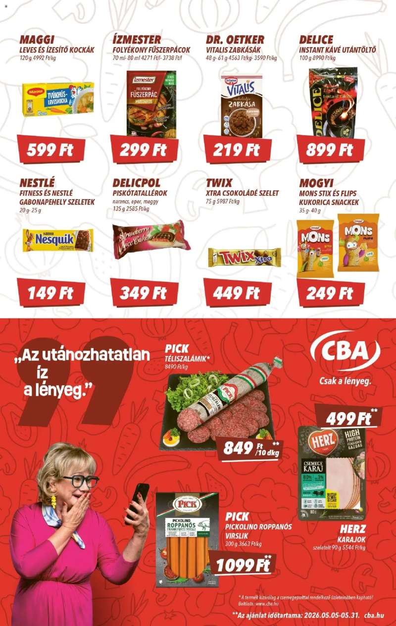 CBA CBA akciós újság 4 oldal
