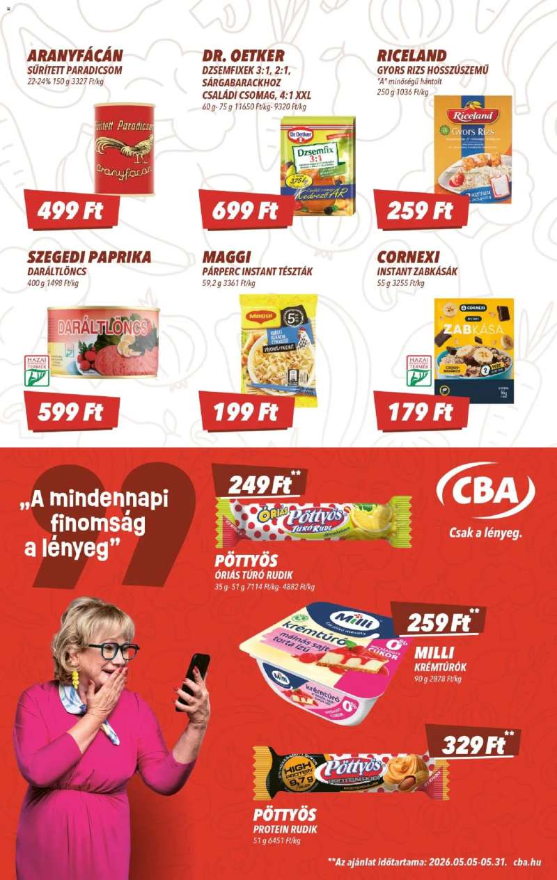 CBA CBA akciós újság 3 oldal