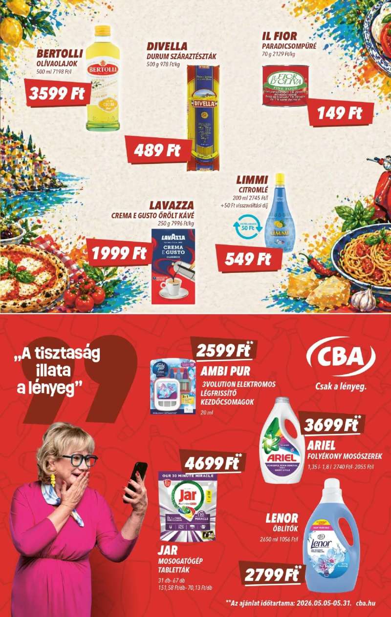 CBA CBA akciós újság 5 oldal