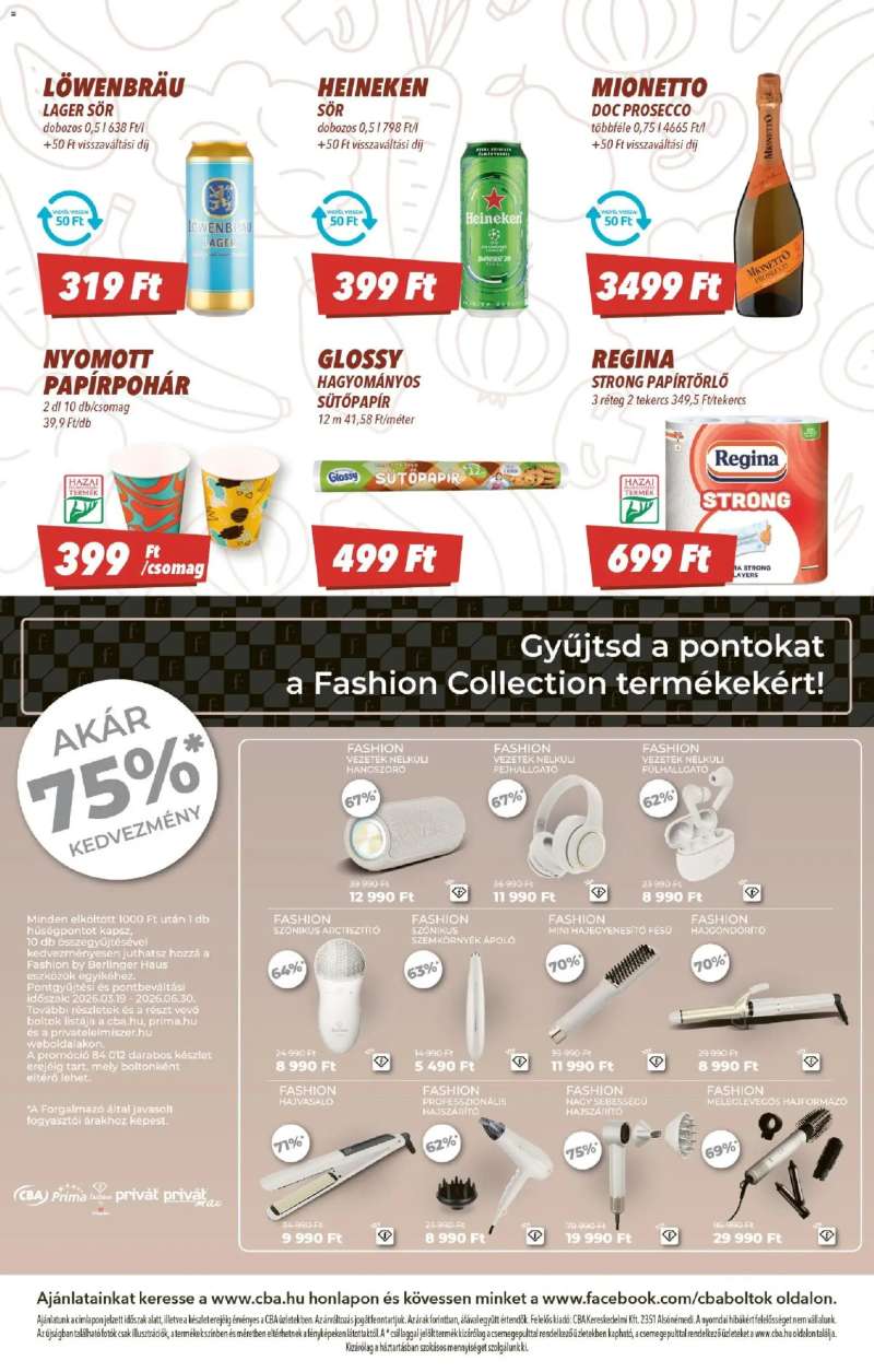 CBA CBA akciós újság 8 oldal
