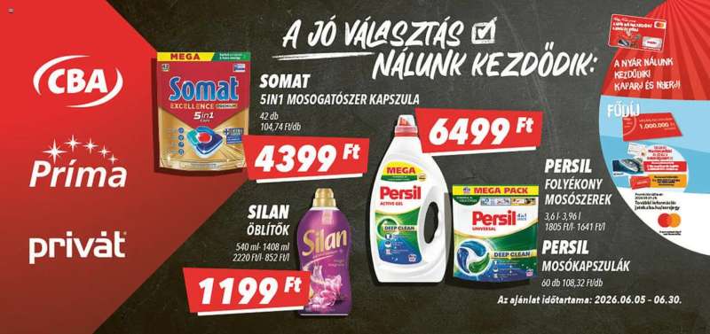 CBA CBA Aktuális óriásplakátok 3 oldal