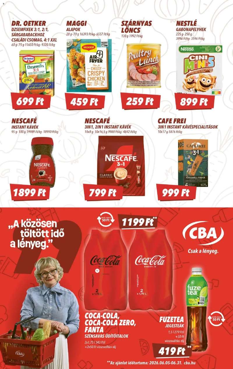 CBA CBA akciós újság 3 oldal