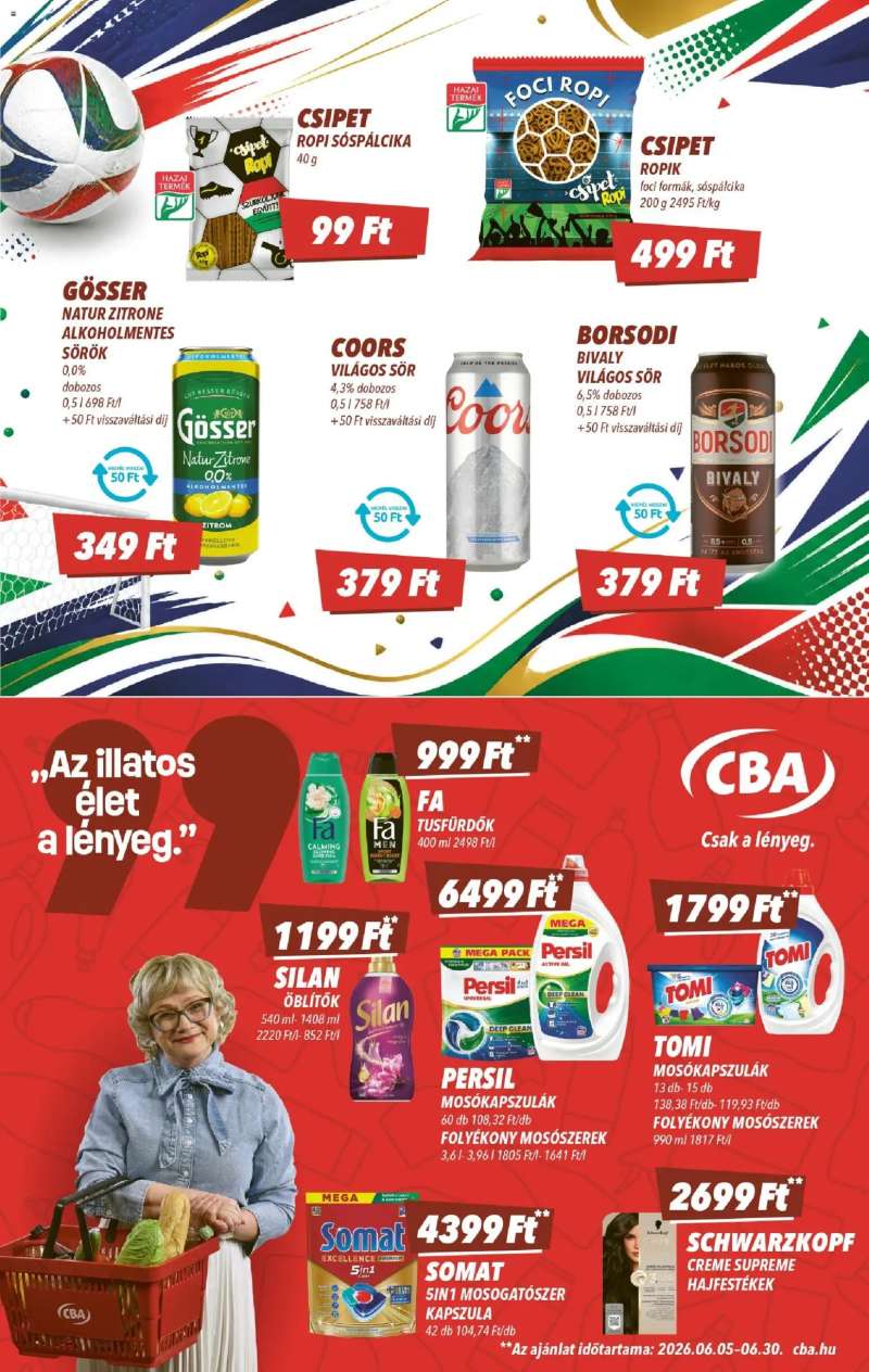 CBA CBA akciós újság 5 oldal