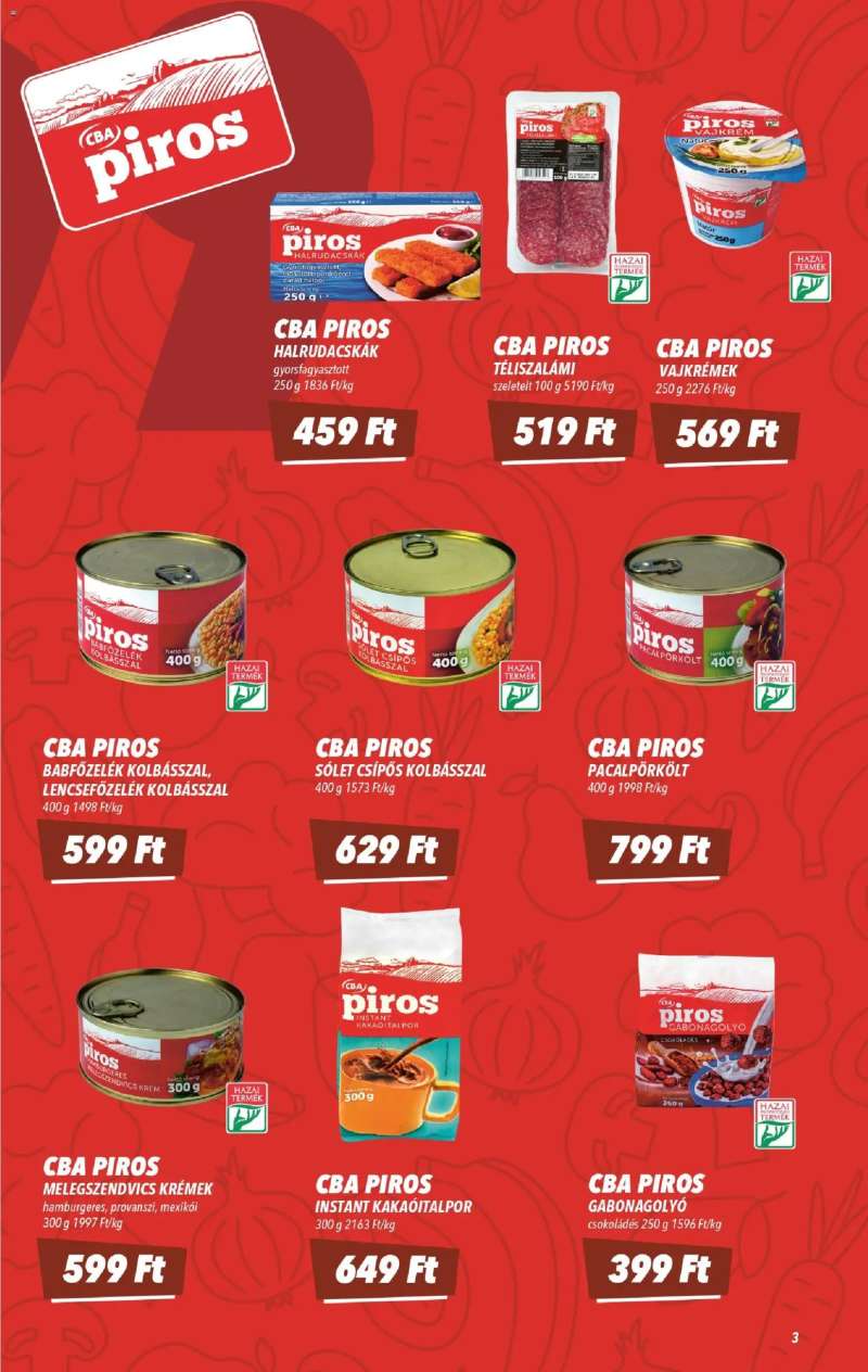 CBA CBA akciós újság 3 oldal