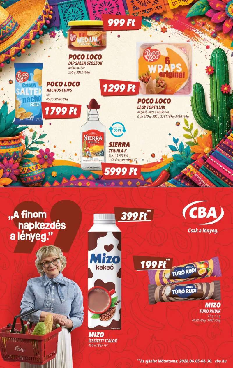 CBA CBA akciós újság 4 oldal