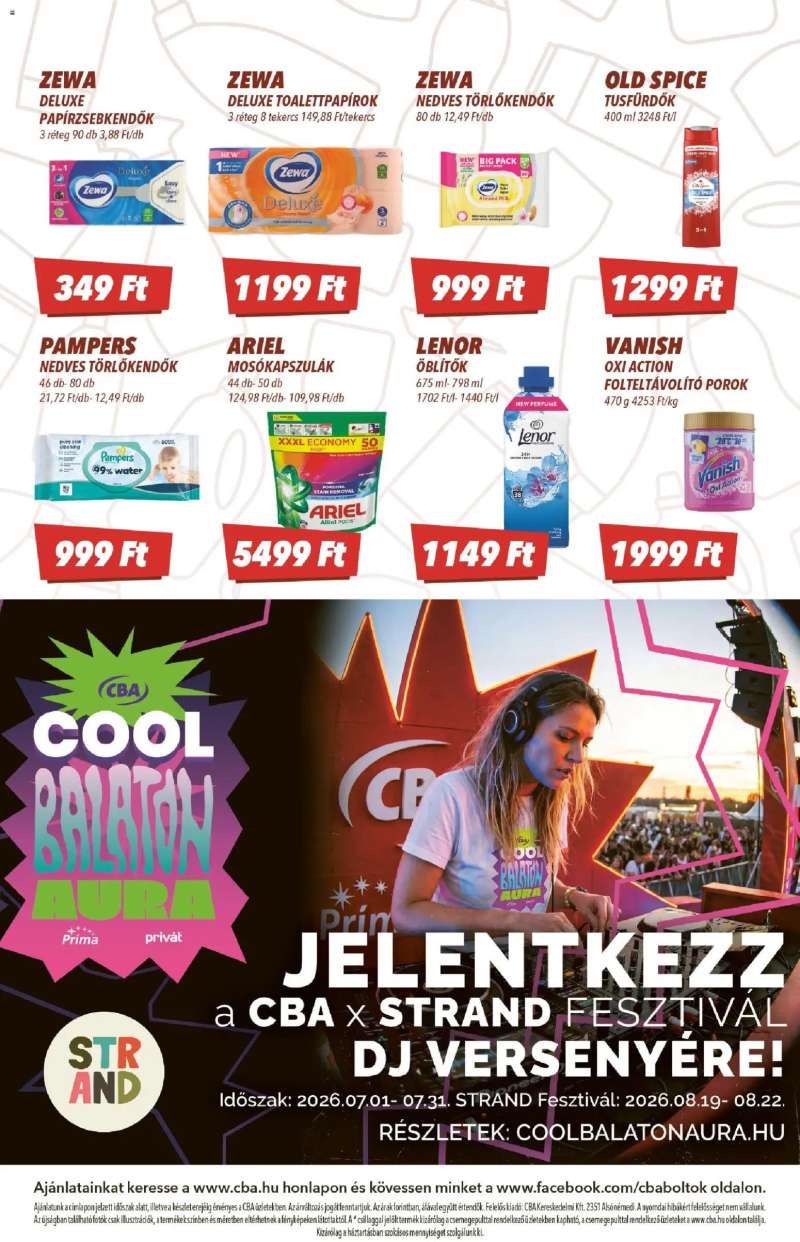 CBA CBA akciós újság 8 oldal